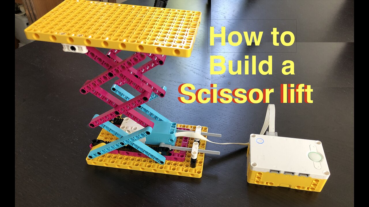 Building a Functional Scissor Lift with LEGO Spike Prime