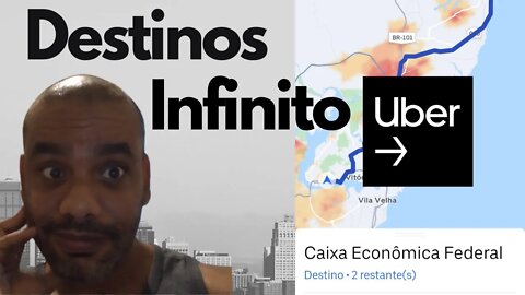 Como transformar 2 Destinos da UBER em INIFINITO Destinos