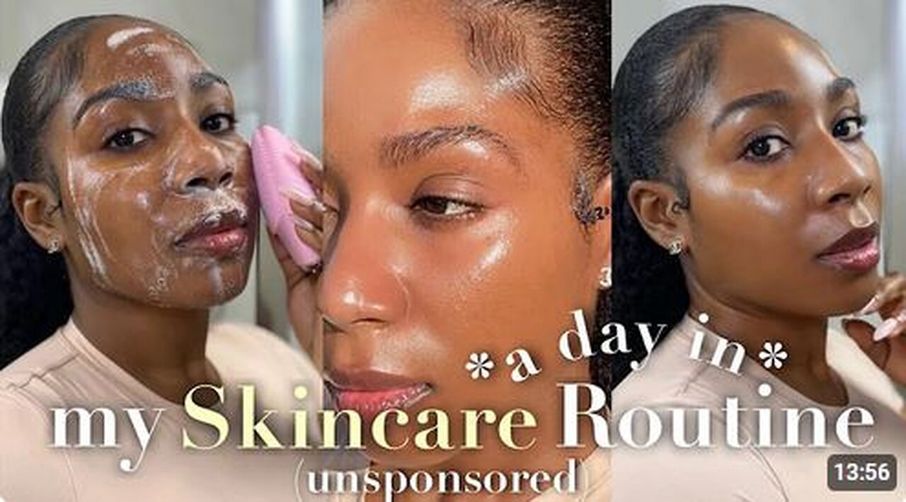 *UPDATED* A DAY IN MY SKINCARE ROUTINE 2024 | UNSPONSORED SKINCARE FOR ACNE, DARK SPOTS + GLASS SKIN