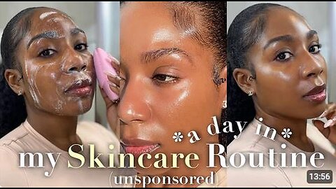 *UPDATED* A DAY IN MY SKINCARE ROUTINE 2024 | UNSPONSORED SKINCARE FOR ACNE, DARK SPOTS + GLASS SKIN