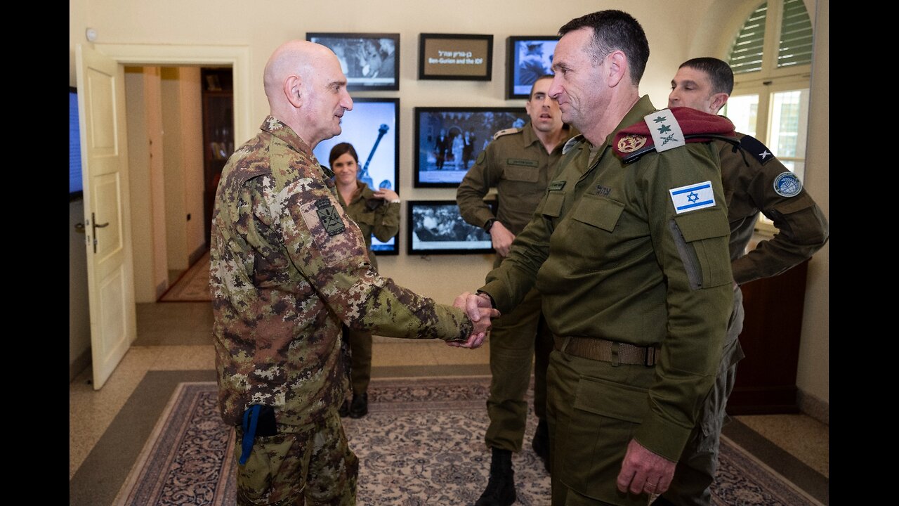 IDF: The Chief of the General Staff Met With the Chief of Italian Defence General