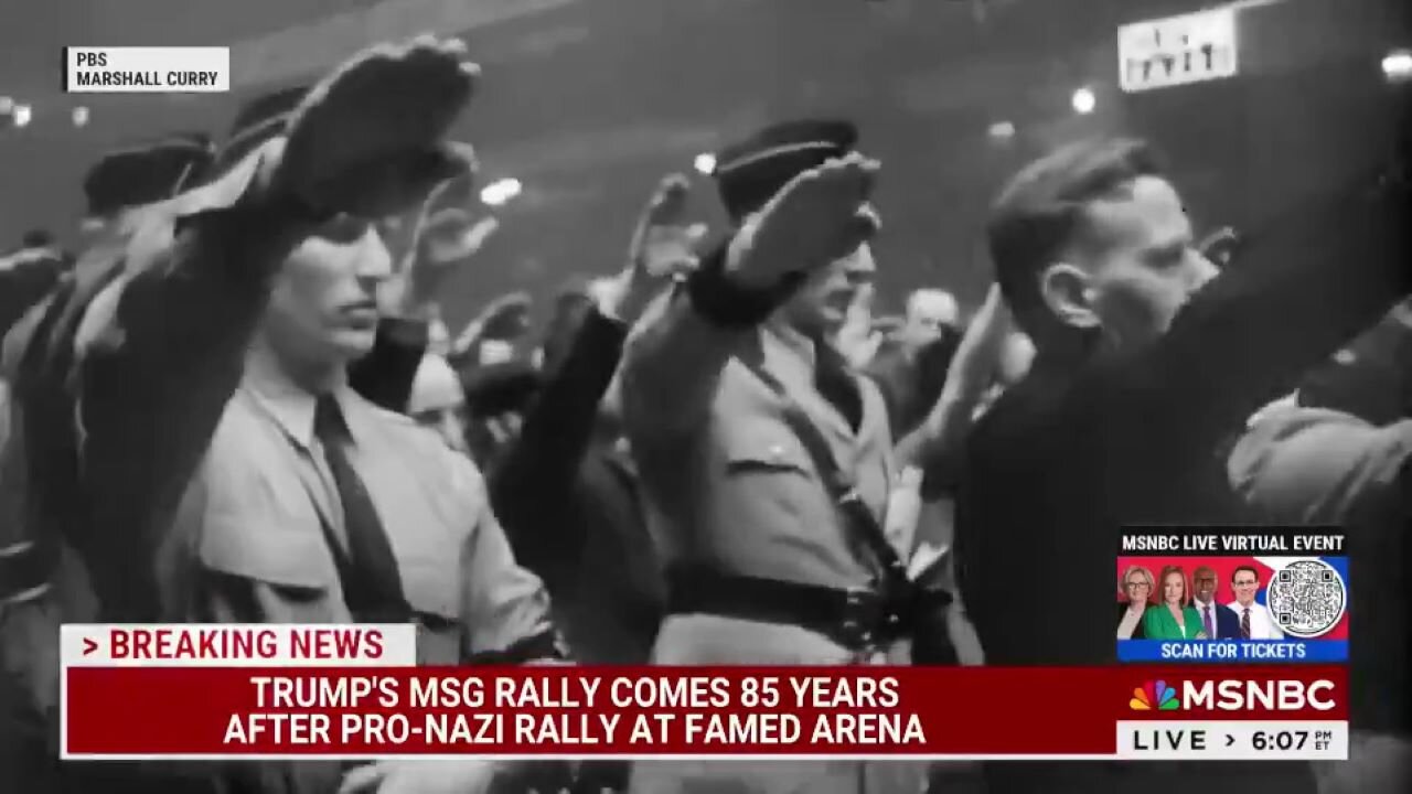 You Can't Hate The Media Enough…MSNBC Compares Trump At Madison Square Garden To The 1939 Nazi Rally