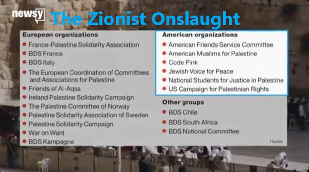 The Zionist Onslaught