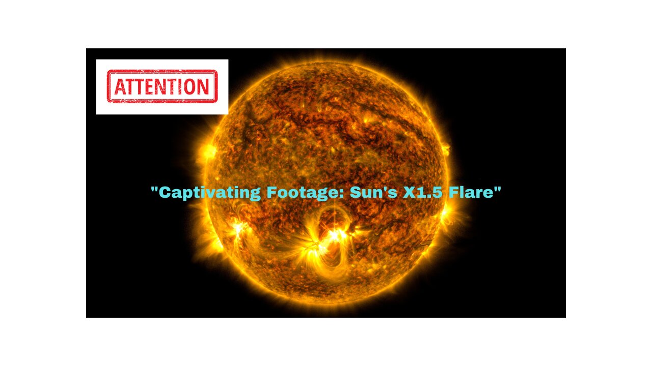 Sun Emits X1.5 Flare on May 10, 2022