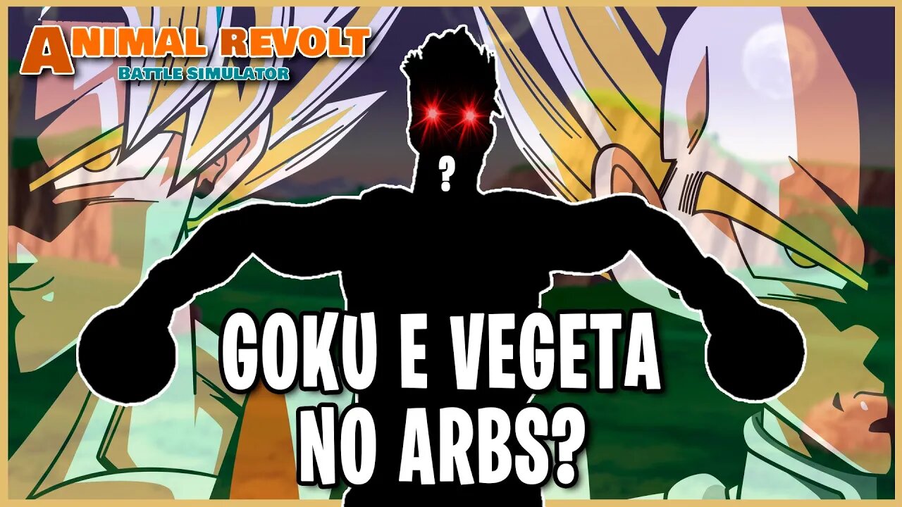 Goku e Vegeta no Animal Revolt Battle Simulator? ARBS Gameplay