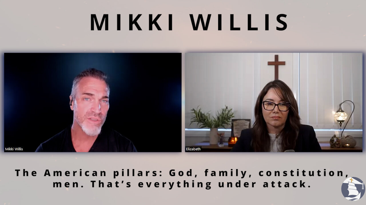 The American pillars: God, family, constitution, men. That's everything under attack.