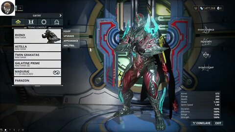2021 Warframe MY frames and weapons