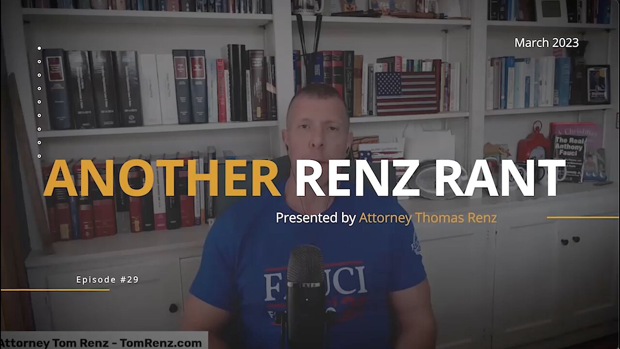 Tom Renz | Died Suddenly, Planned Bank Collapse, and Other Dad Stuff