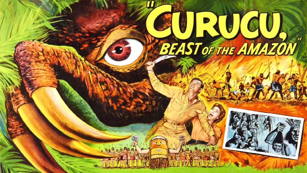 Curucu, Beast of the Amazon (1956) John Bromfield, Beverly Garland, Tom Payne