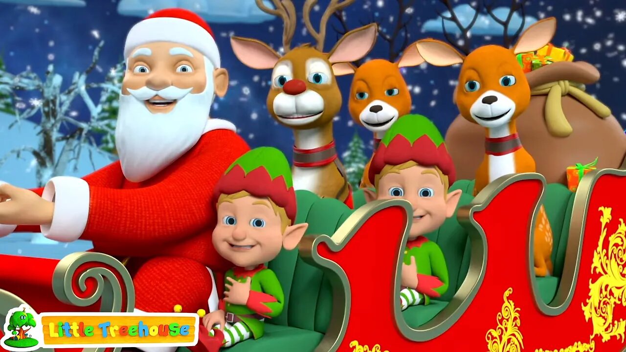 Jingle Bells, Christmas Song, Nursery Rhymes And Cartoon Videos by Little Treehouse