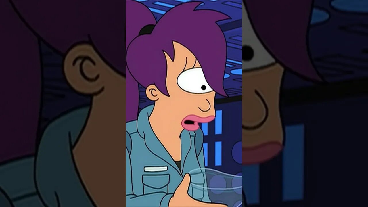 FUTURAMA Fry Gives Leela His Air (Valentine's Day) 😭 #shorts #tiktok #simpsons