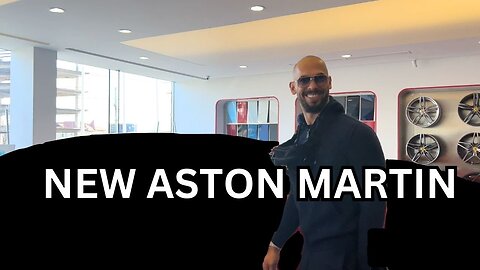 Andrew Tate Unveils His Brand-New Aston Martin