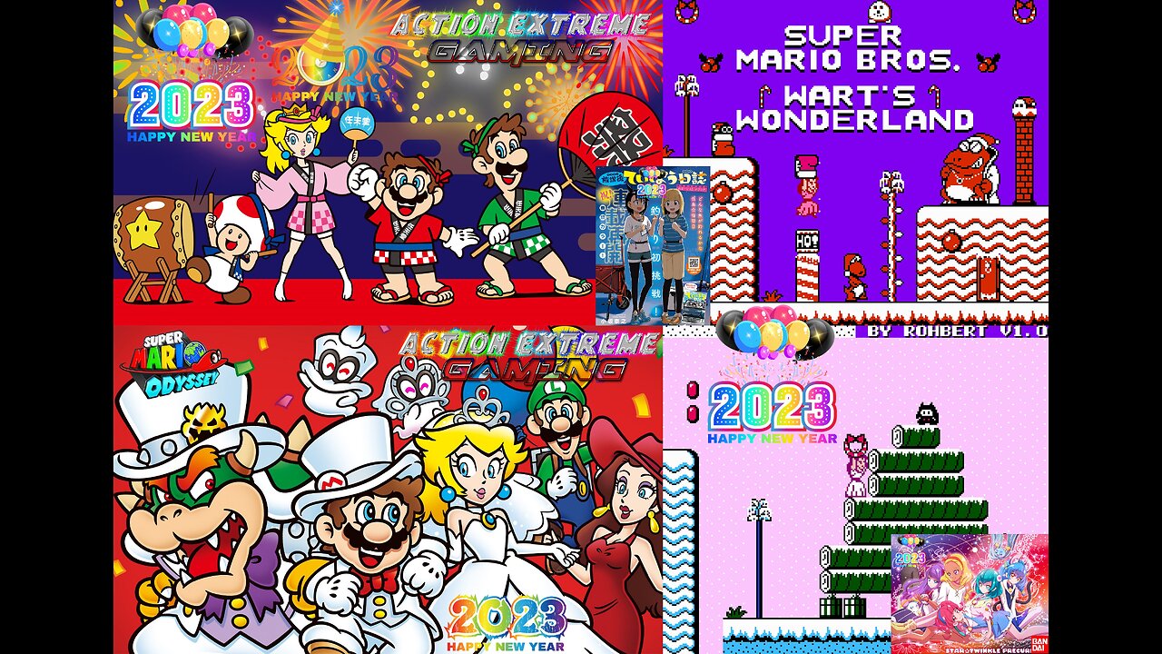 Happy New Years of 2023! Happy New Years of 2023! [SMB2: Wart's Winter Wonderland Rom Hack]