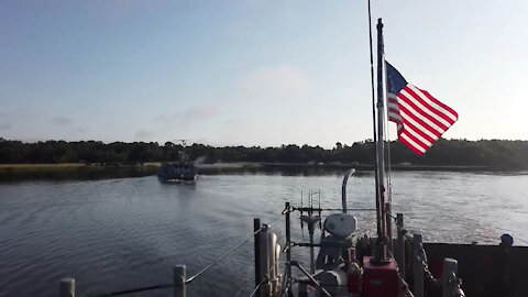 U.S. Marines and Sailors Conduct Bulk Fuel Transportation Operations during Large Scale Exercise