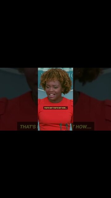 Peter Doocy catches Karine Jean-Pierre flat-footed with a HUGE reality check #shorts