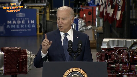 Biden: "Let me start off with two words - made in America."