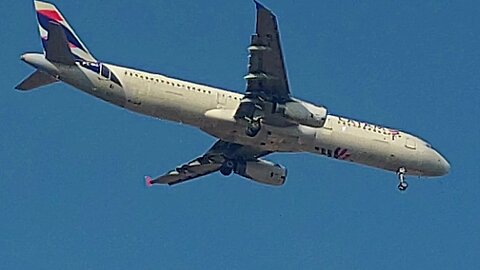 Airbus A321 PT-MXI coming from Guarulhos to Fortaleza