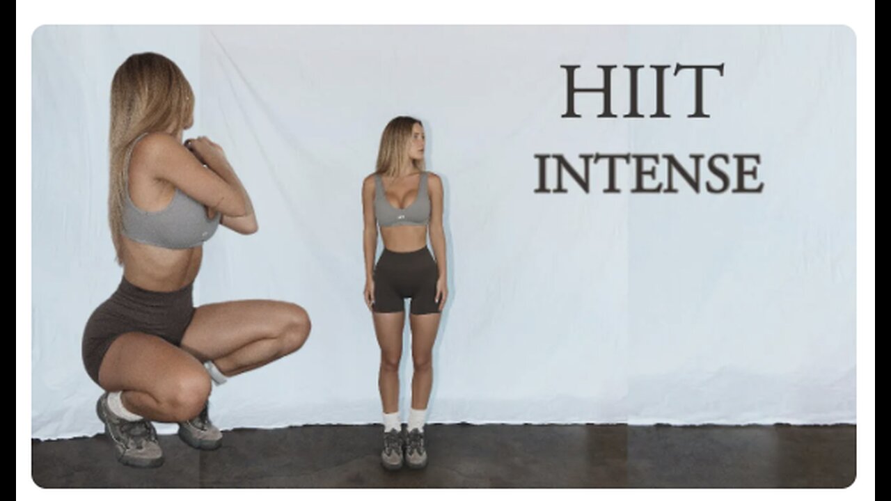 Intense HIIT workout to lose weight * 20 mins | Daisy Keech