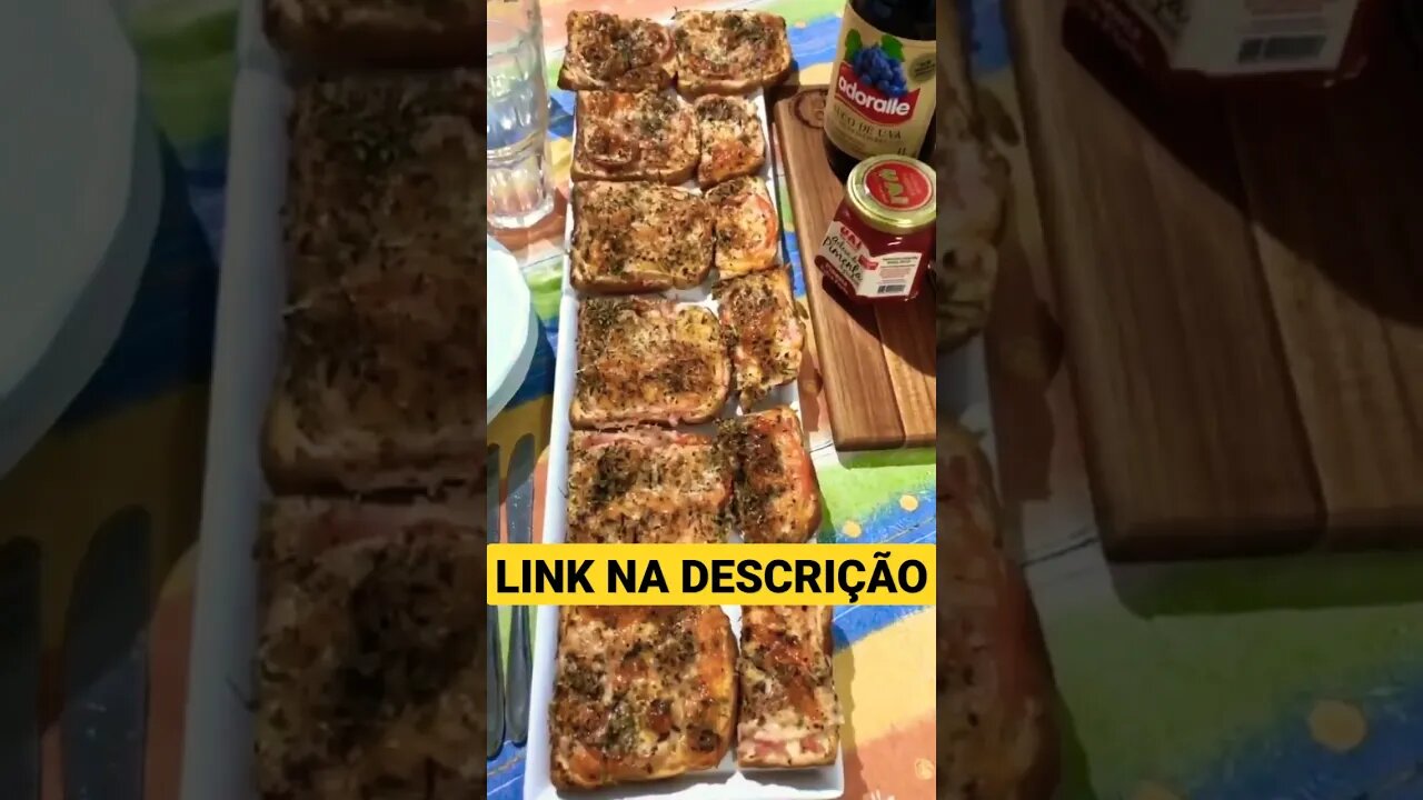 PIZZA DE PÃO DE FORMA 🍕🤤❤️ | Receitas #Shorts