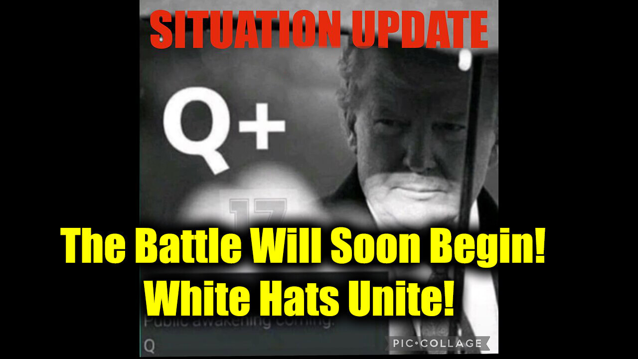 Situation Update 10/18/24 - The Battle Will Soon Begin! White Hats Unite!