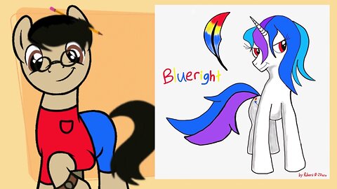 Blueright OC (re-upload) speed paint