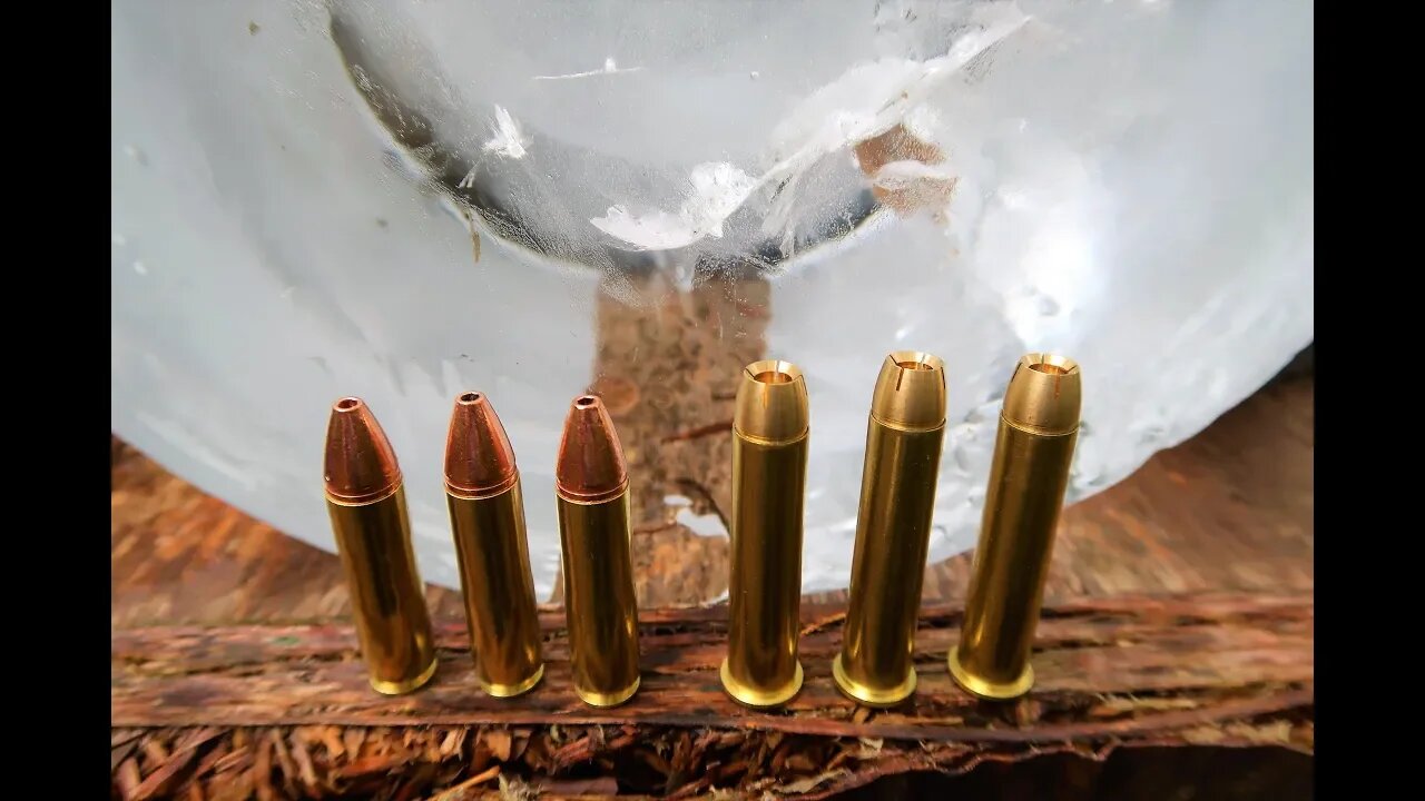 450 Bushmaster vs 4570 GOVT - Shooting ICE BLOCKS!!!