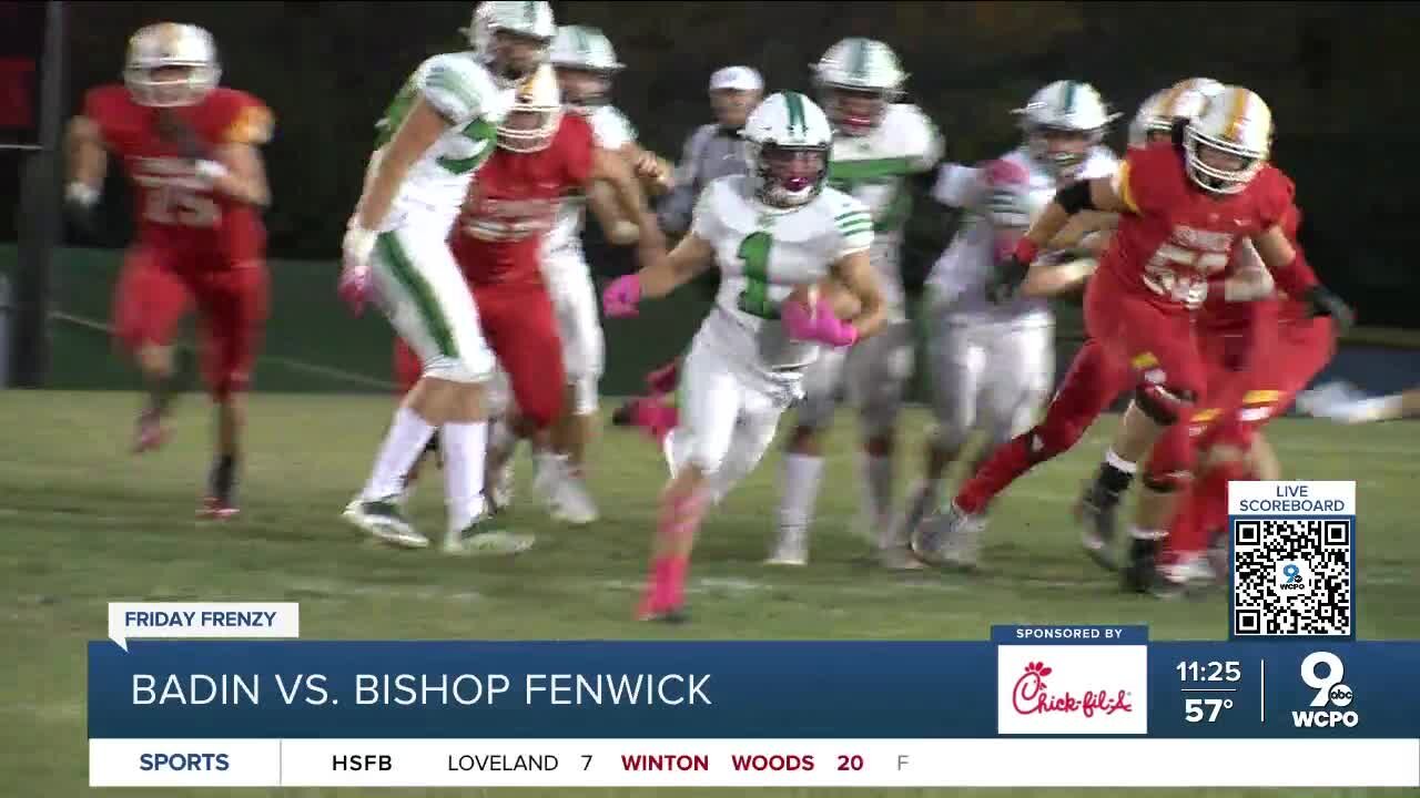 Badin remains unbeaten, beating Bishop Fenwick 14-6