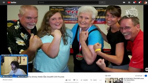 MoistCr1tikal Reacts To 80 Year Old Powerlifting Grandma Shirley Webb Can Deadlift 255 Pounds