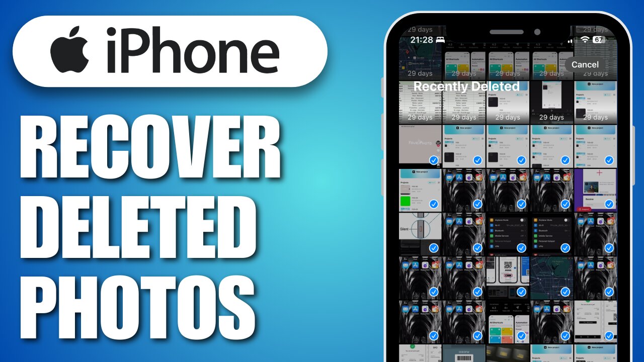 How To Recover Deleted Photos From iPhone