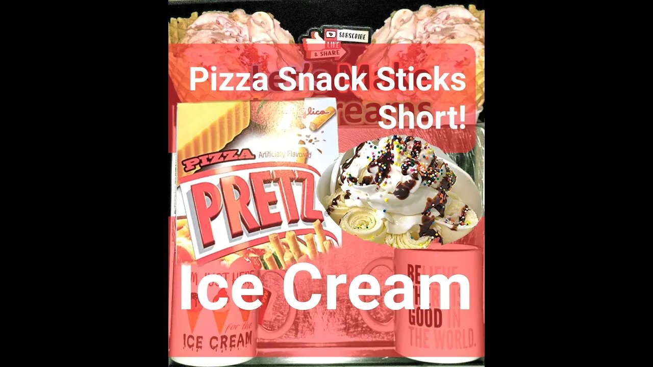 Pizza Baked Snack Sticks Ice Cream Short!