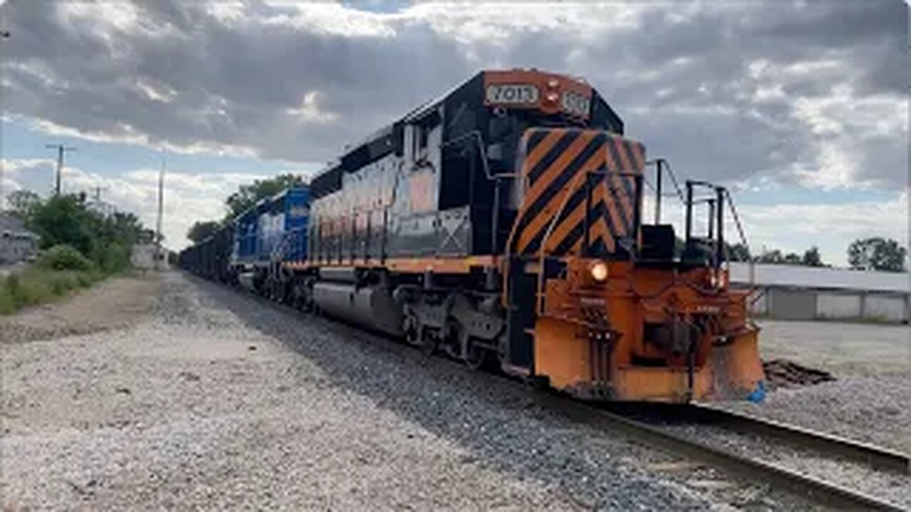 Wheeling & Lake Erie Steel Train From Spencer, Ohio June 7, 2024