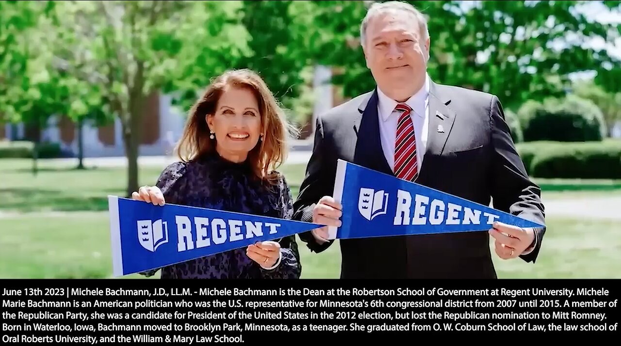 Michele Bachman | Global Digital Passports | "They Weren't Shy to Tell Us What Was Going On (At the WHO Meeting). The Plan Envisioned Is That Every Person Under Earth Will Come Under Dominion & Control of the World Health Organization."