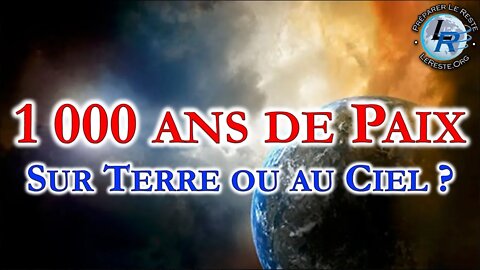 Séminaire Mars 2022 - #4 1000 ans de Paix sur Terre ou au Ciel ?