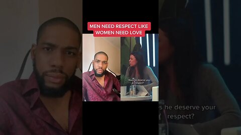 Men Need Respect in Relationships Like Women Need Love