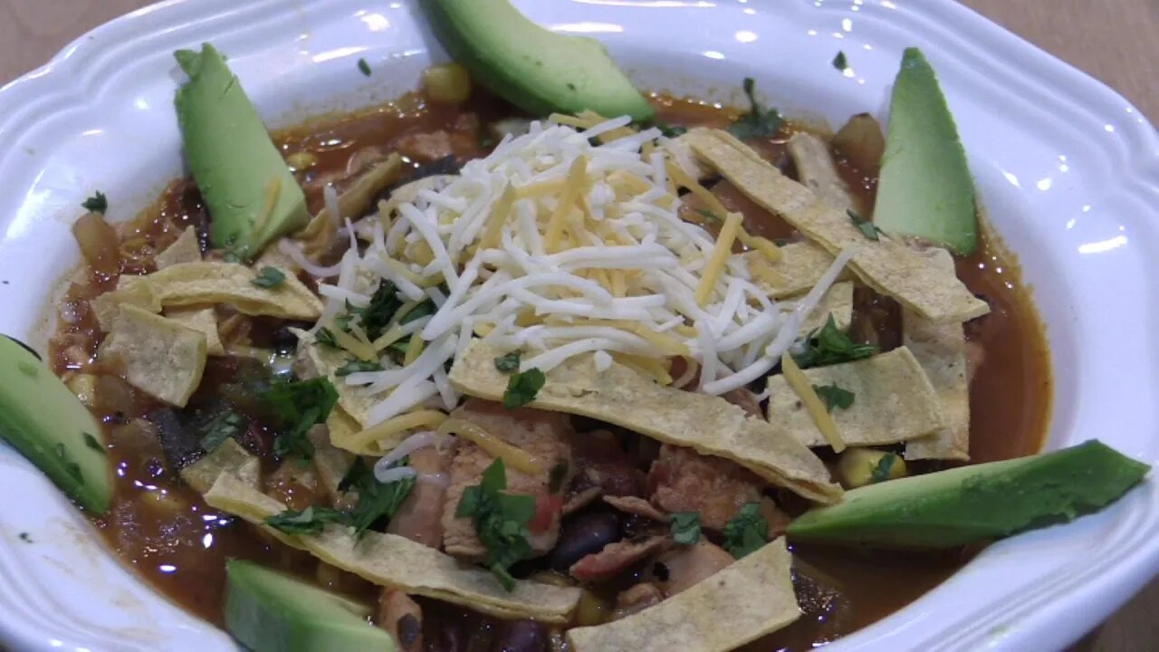 Homemade Chicken Tortilla Soup