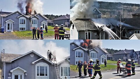 Un incendie se declare dans un duplex de Notre Dame des Pins
