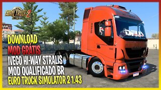 DOWNLOAD IVECO HIWAY STRALIS 560 BR COM VÁRIOS ACESSÓRIOS PARA ETS2 1.43