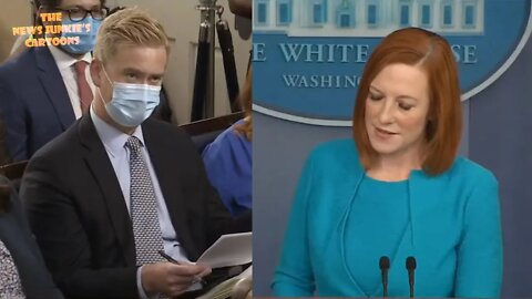 Psaki dodges the whole set of questions from Fox News reporter.