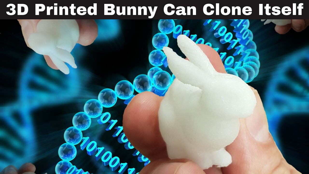 The 3D Printed Bunny that can Clone Itself - Future of DNA Storage