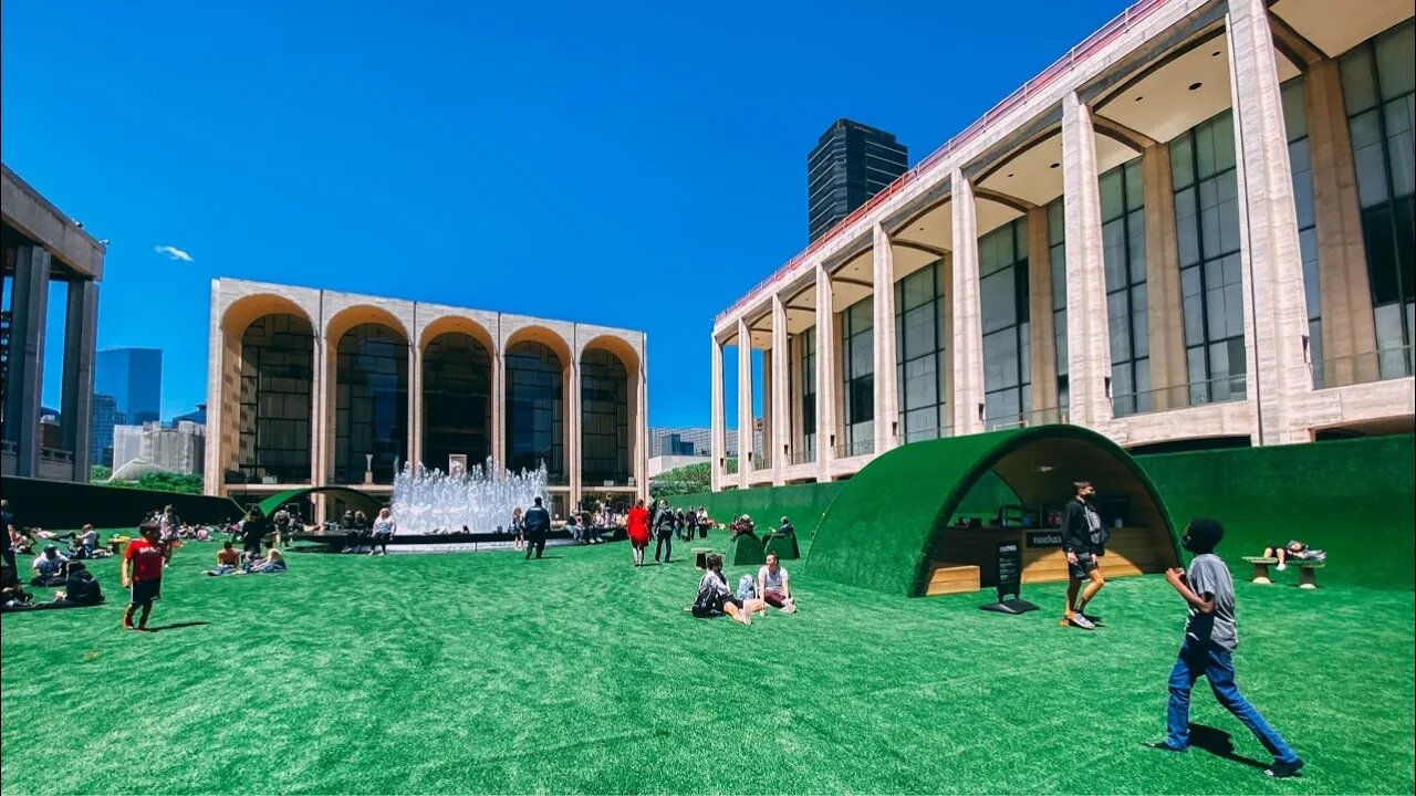 NYC Lincoln Center’s New Public Lawn “THE GREEN”