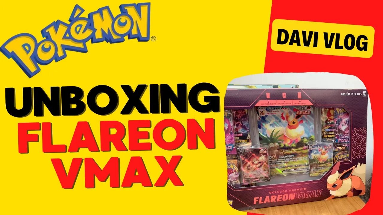 ABRINDO A BOX DA COLEÇÃO PREMIUM FLAREON VMAX