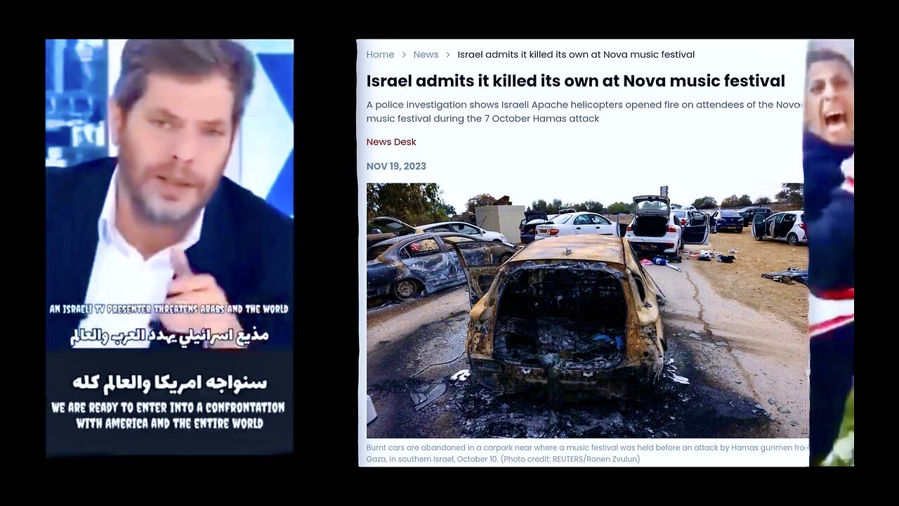 Israel Admits Killing Jews October 7 IDF Minister TV Host Say Israel Will Kill Non Zionist Americans