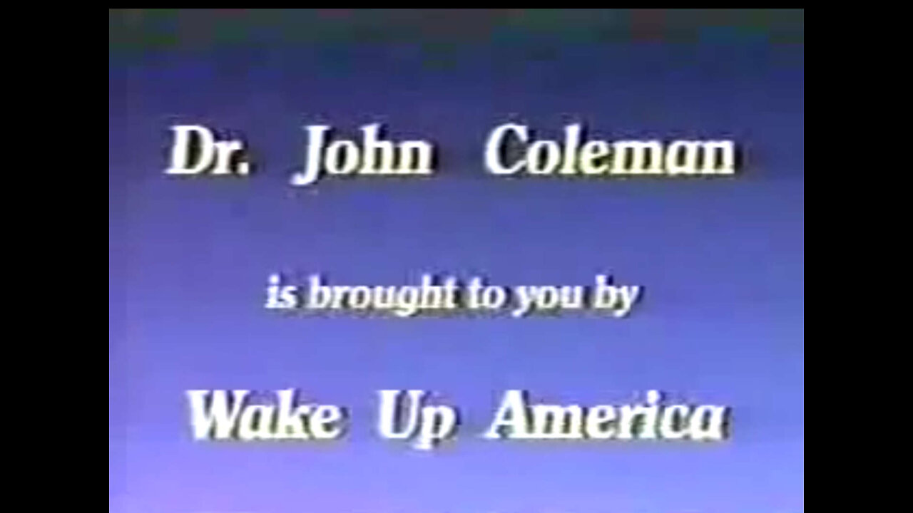 Dr. John Coleman- The Committee of 300 (1994) Full