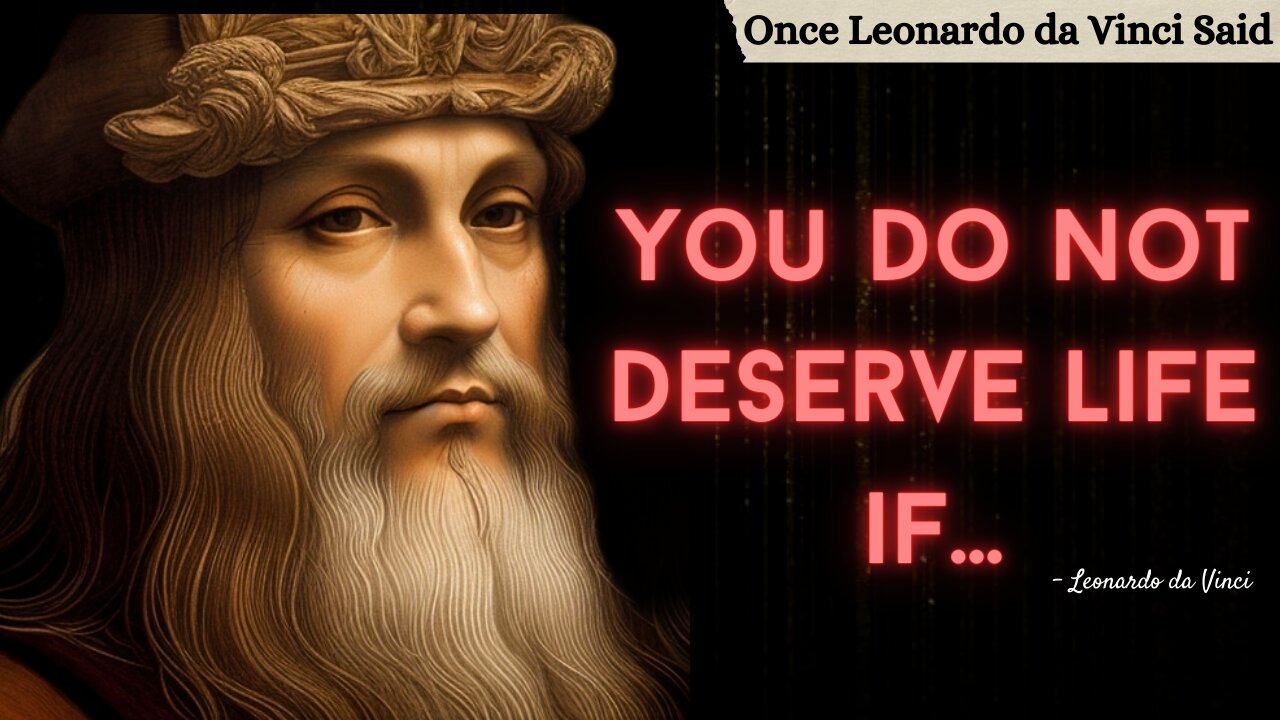 Unlocking Wisdom: Leonardo da Vinci's Life Lessons for Success