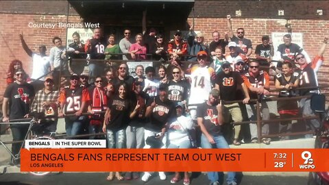 Bengals fans represent team in LA