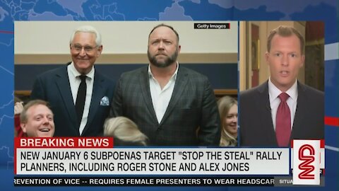 U.S. Justice Department subpoena Alex Jones and Roger Stone