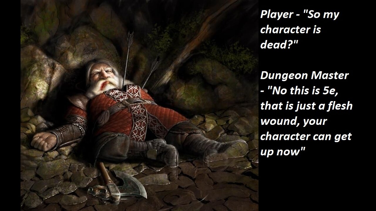 WOTC Dungeons & Dragons - There Is No Debate About Character Death In TTRPGS - Stop Wasting Our Time