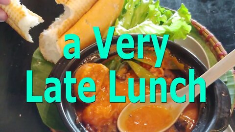 a Very Late Lunch (trying a restaurant that opened pre-shutdown)