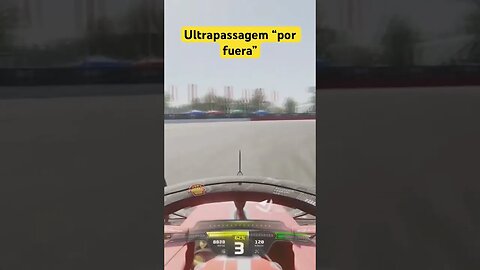 ULTRAPASSAGEM POR FUERA! #shorts #f123game #automobilismovirtual #f1game