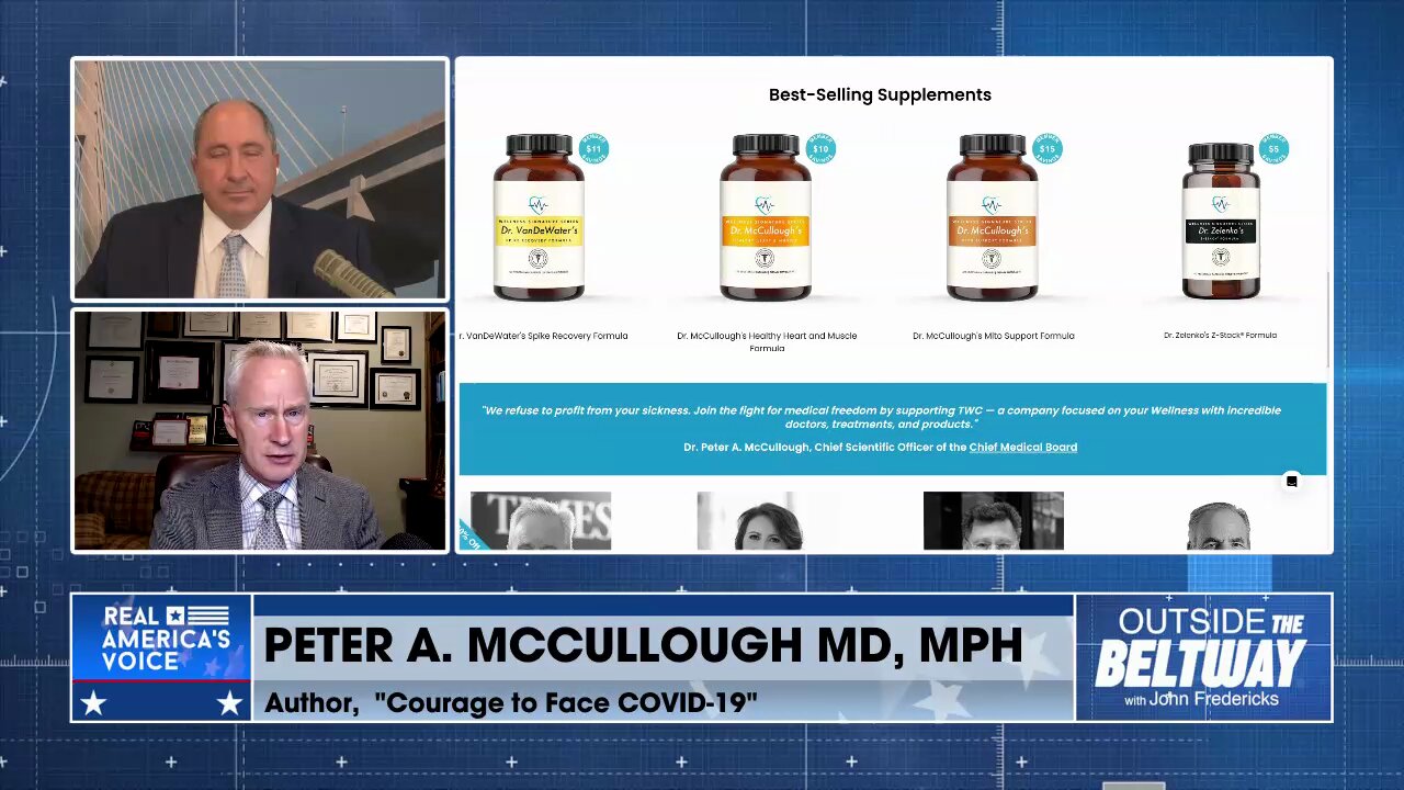 Dr. Peter McCullough - Fauci Lies On Wuhan Lab & China Virus Mount